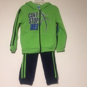Tuff guys 2pcs kids athletics sweat set